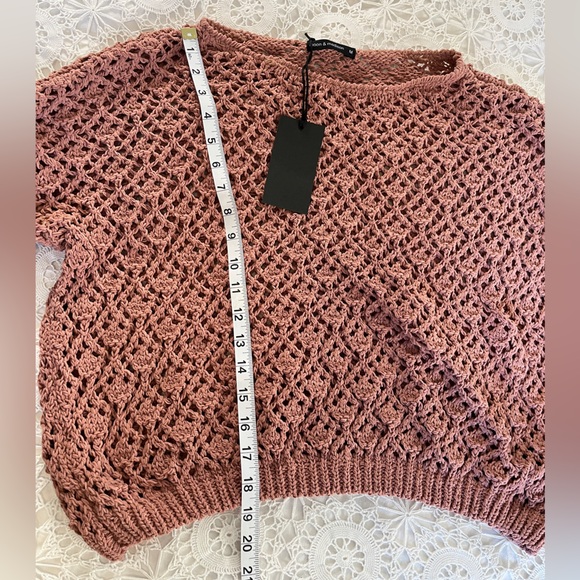 Moon & Madison dusty rose knit sweater NWT - Picture 5 of 6